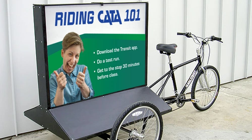 CATA MSU Bike Billboard