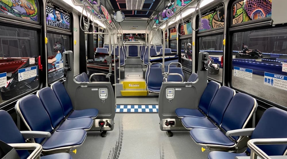 High Caliber Karting Interior