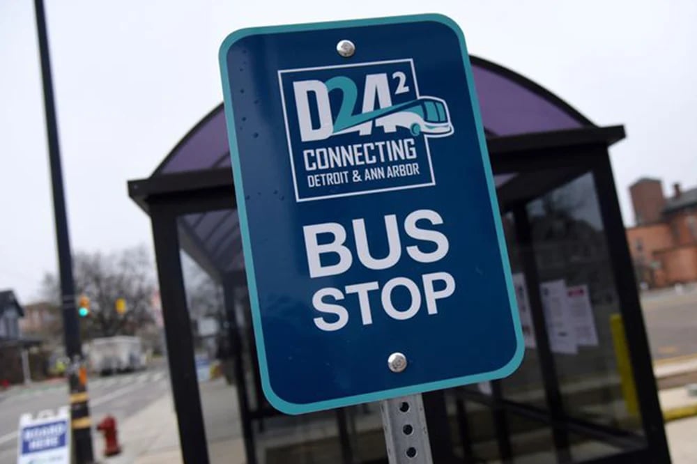 D2A2 Bus Stop Sign