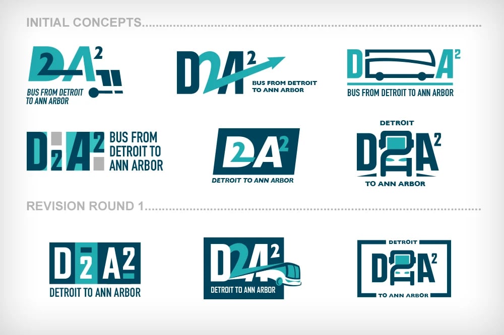 D2A2 Logo Process