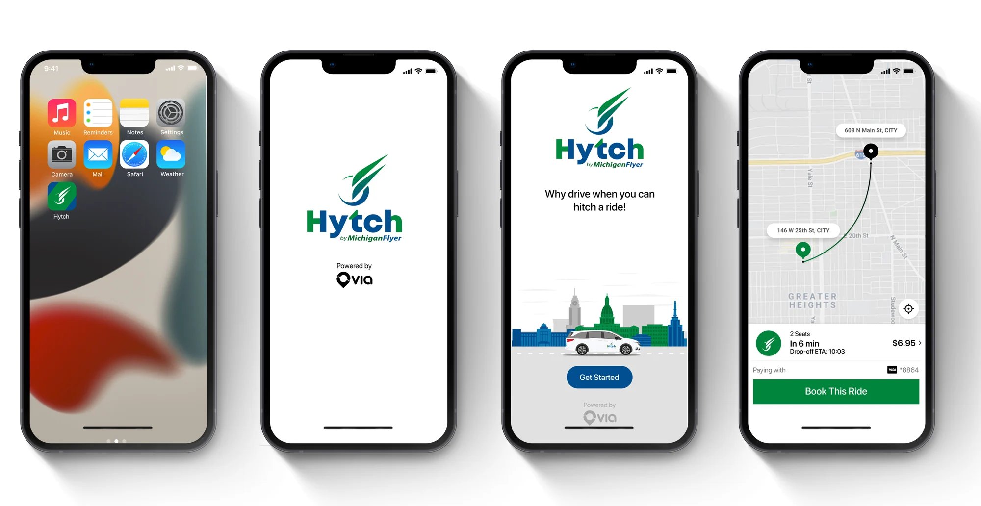 Hytch mobile app