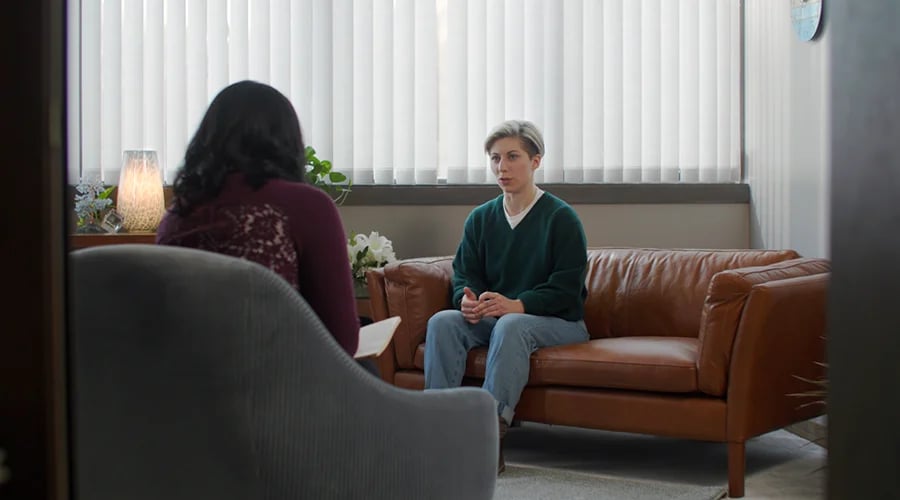 Final shoot scene 4 - Therapist a client in conversation
