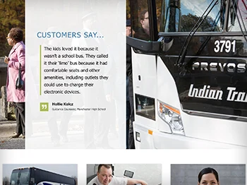 Indian Trails Website Screenshot