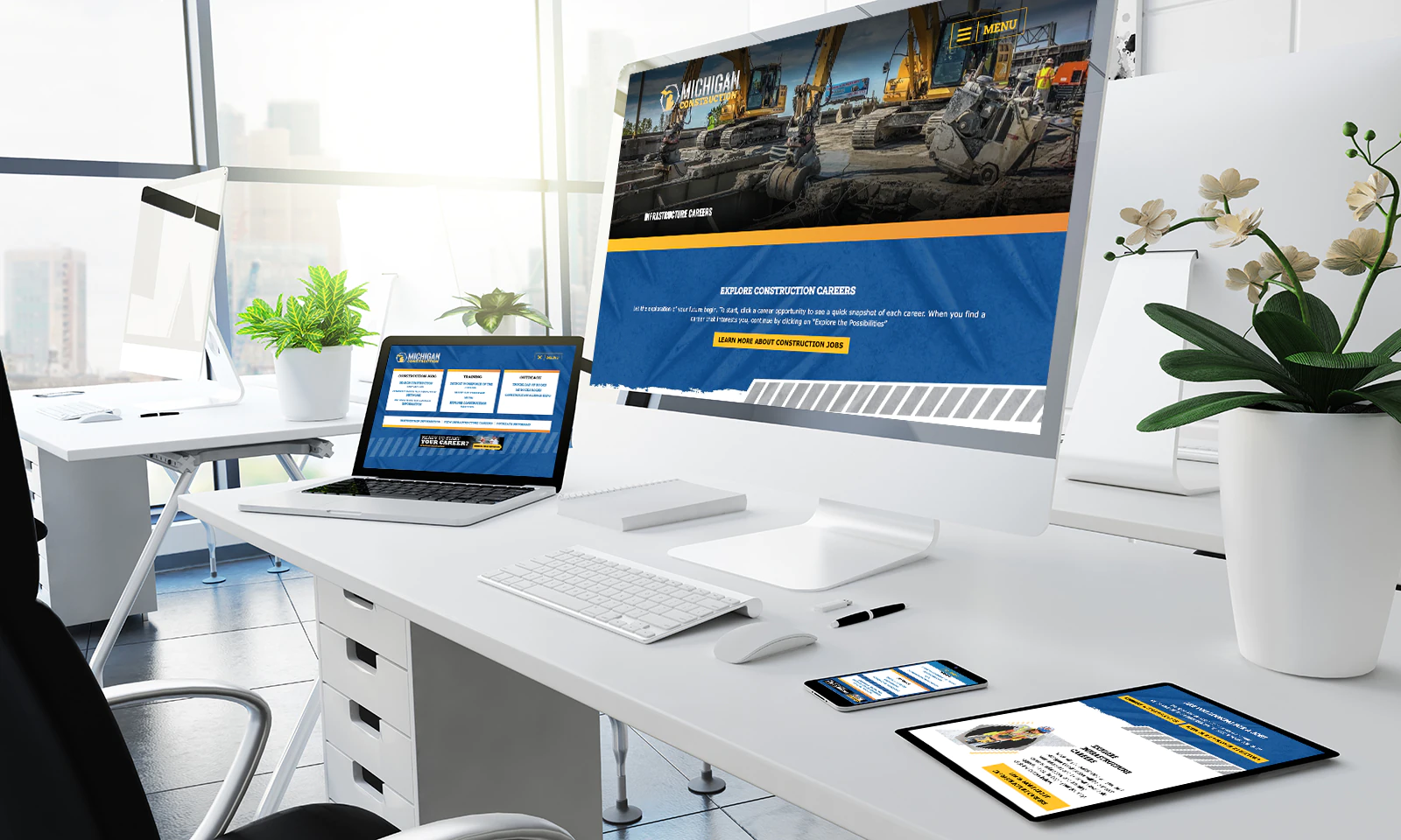 Michigan Construction Responsive Website Michigan Construction Responsive Website