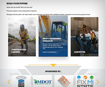 Michigan Construction Careers Page