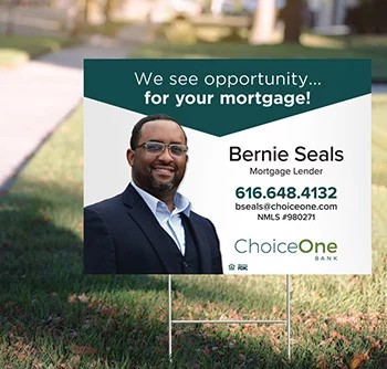 ChoiceOne Yard Sign