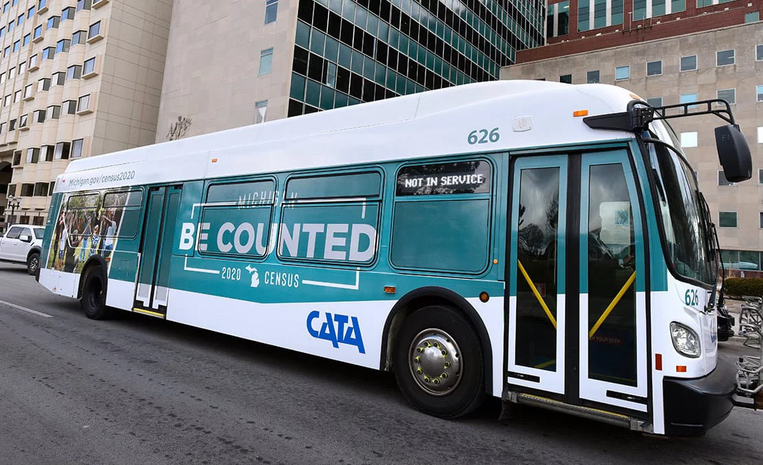 CATA Be Counted Bus