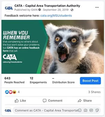 CATA MSU Facebook Ad CATA MSU Facebook Ad