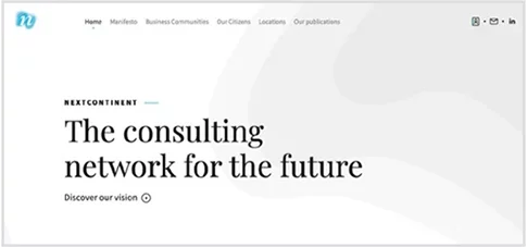 Well Balanced White Space on Page Example