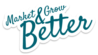 Market and grow better logo