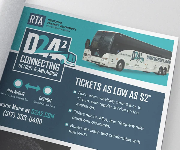 D2A2 Launch Printed Ad